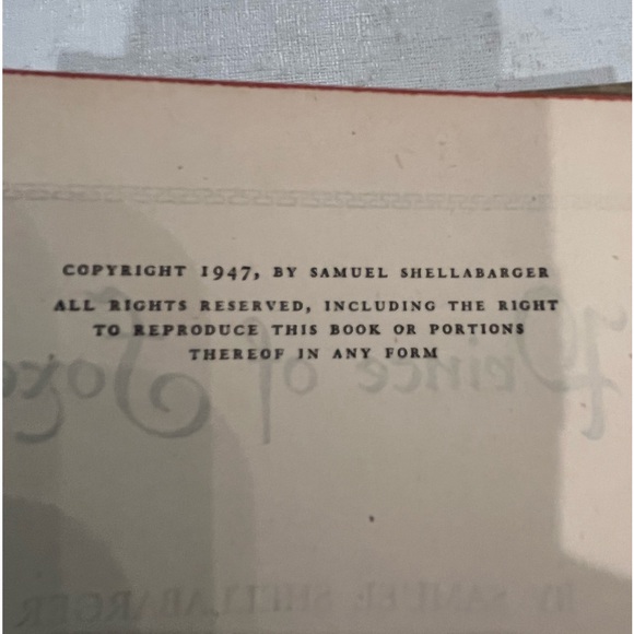 Vintage 1947 “Prince of Foxes” by Samuel Shellabarger book. GUC! - Picture 8 of 13